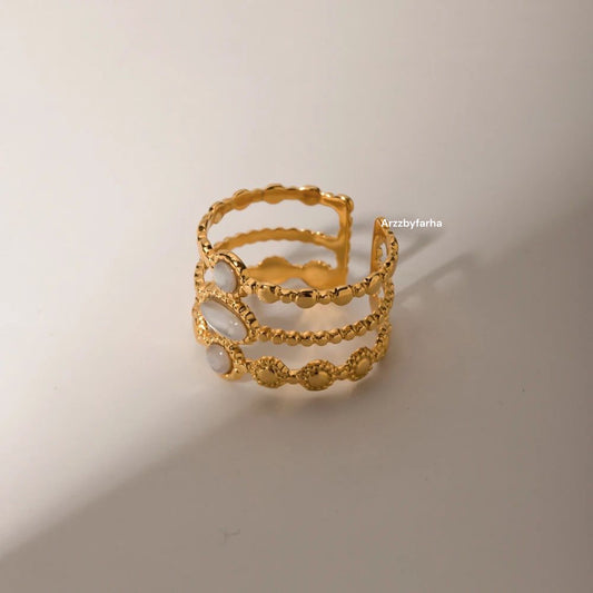 18k Gold Plated Finger Ring