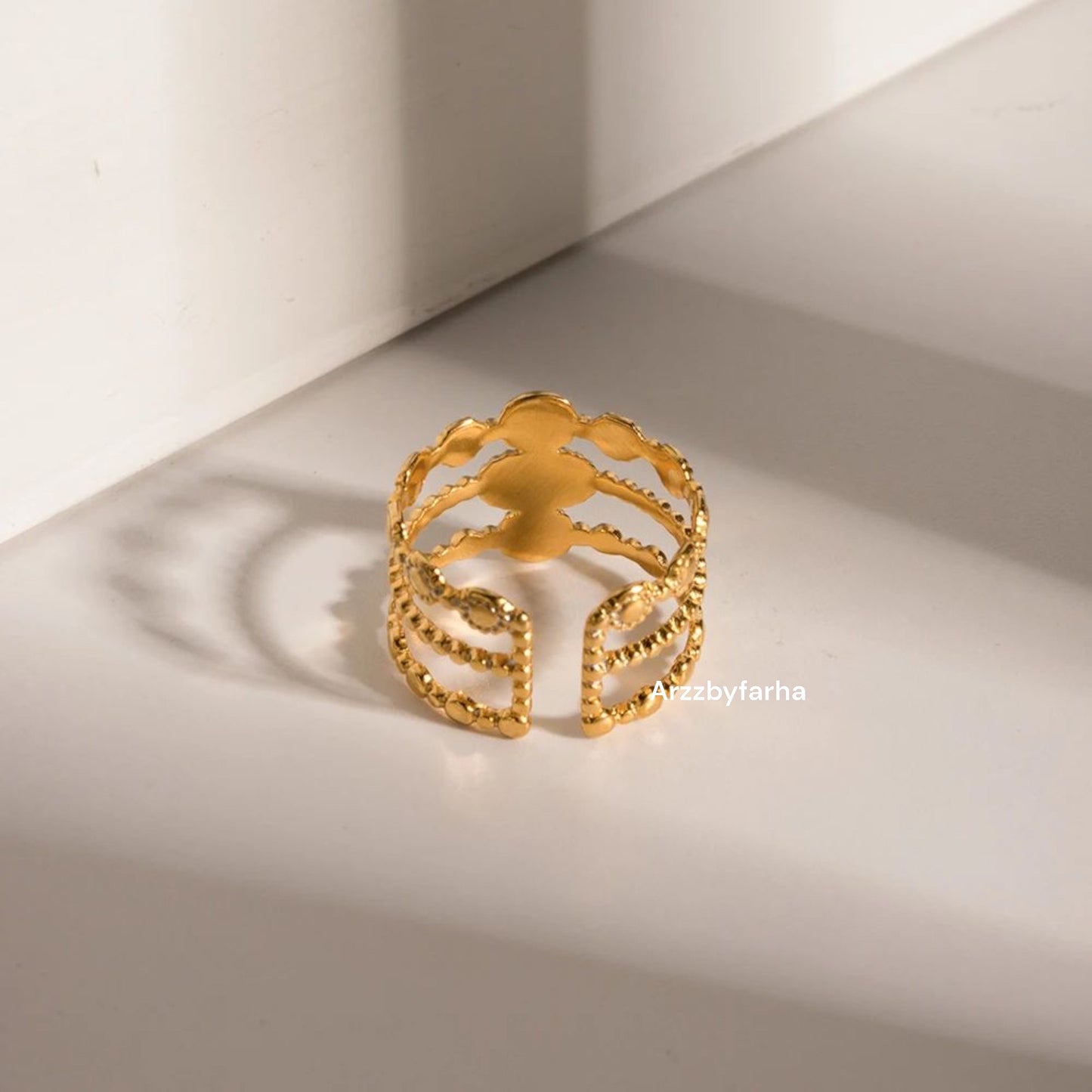 18k Gold Plated Finger Ring