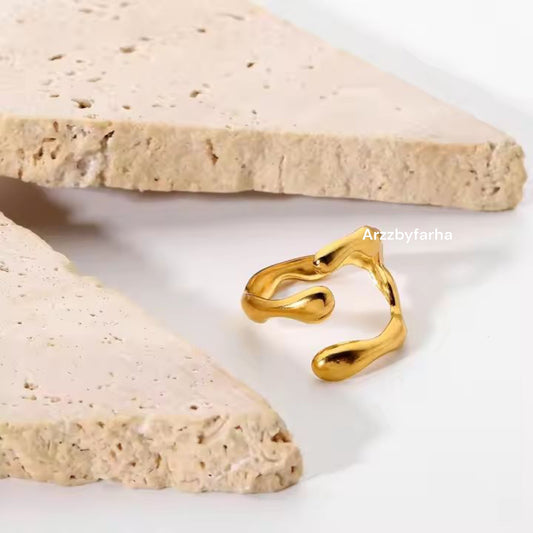 18k Gold Plated Finger Ring