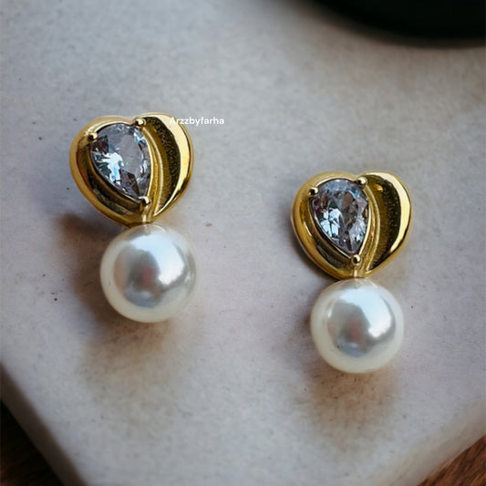 Pearl Drop Studs