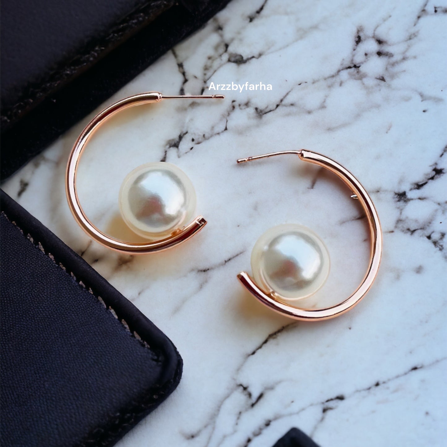 Rose Gold Hoop Earrings