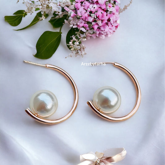 Rose Gold Hoop Earrings