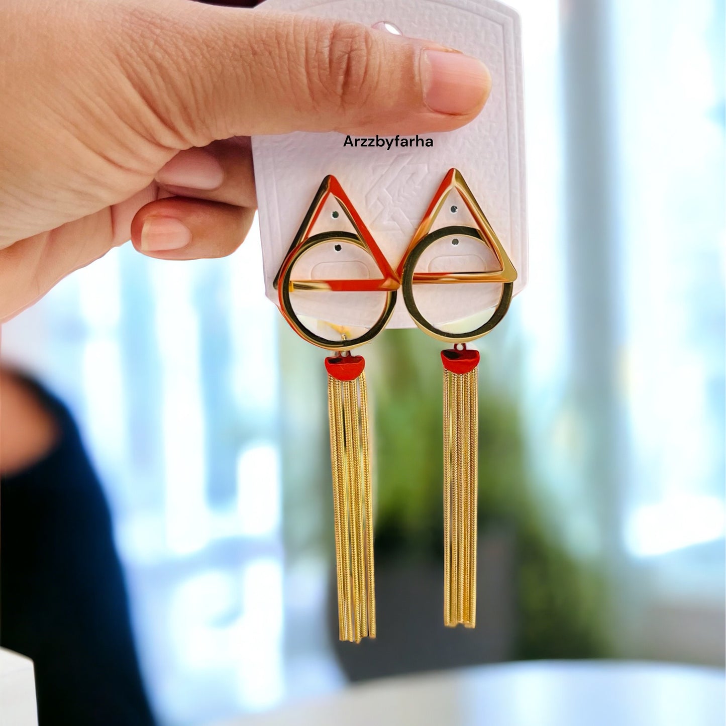 Tassel Gold Earrings