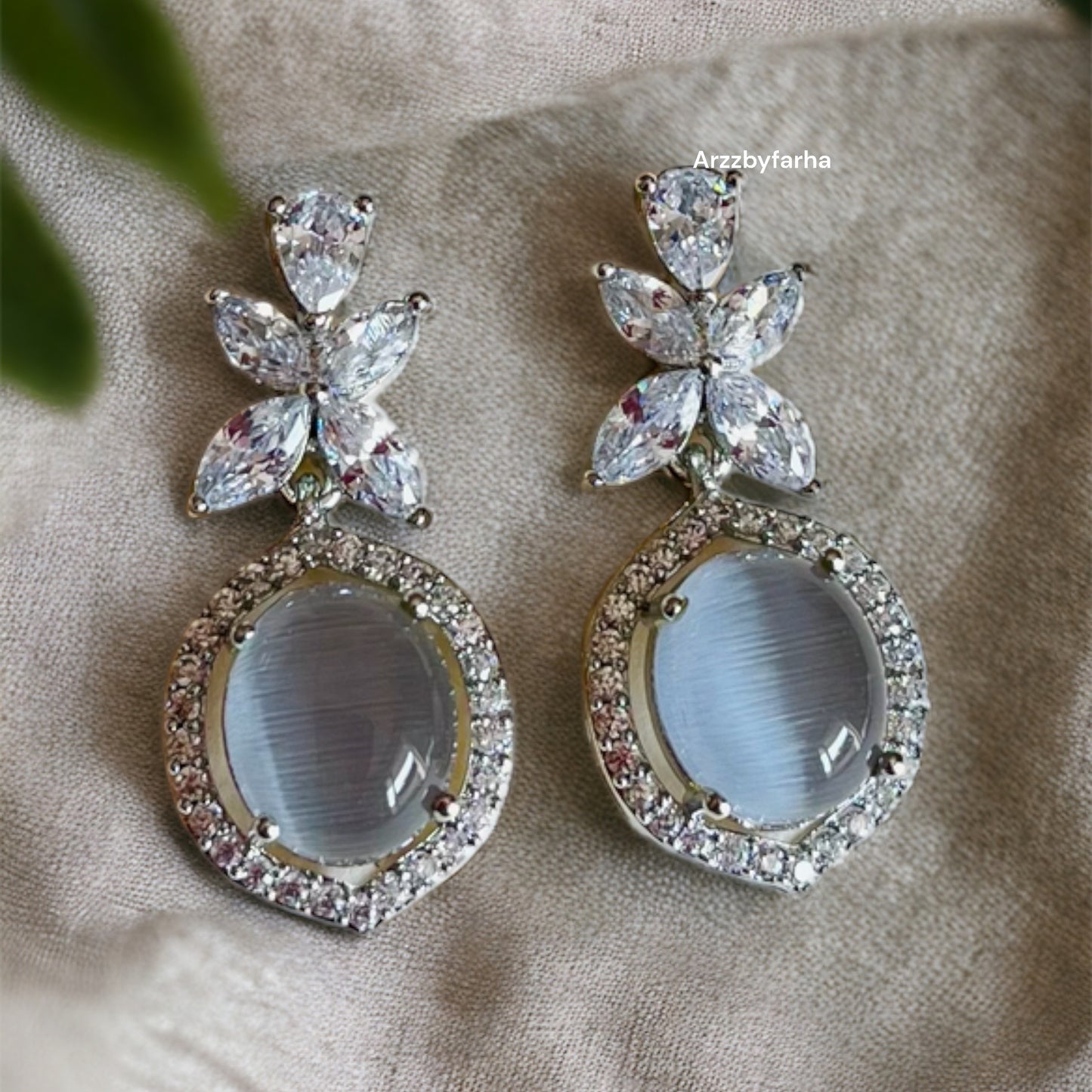 Premium Quality Grey Drop Earrings