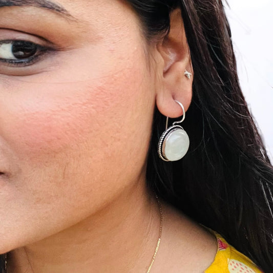 White Candy Hook Earring