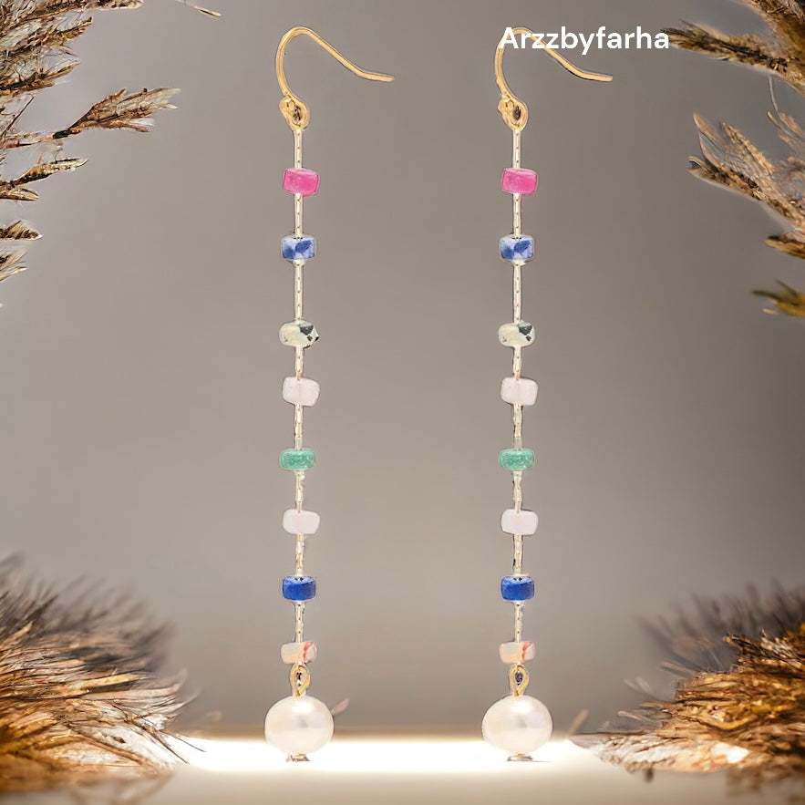 Luxe Multiocolor Dangler Earrings