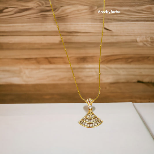Arise Gold Plated Necklace