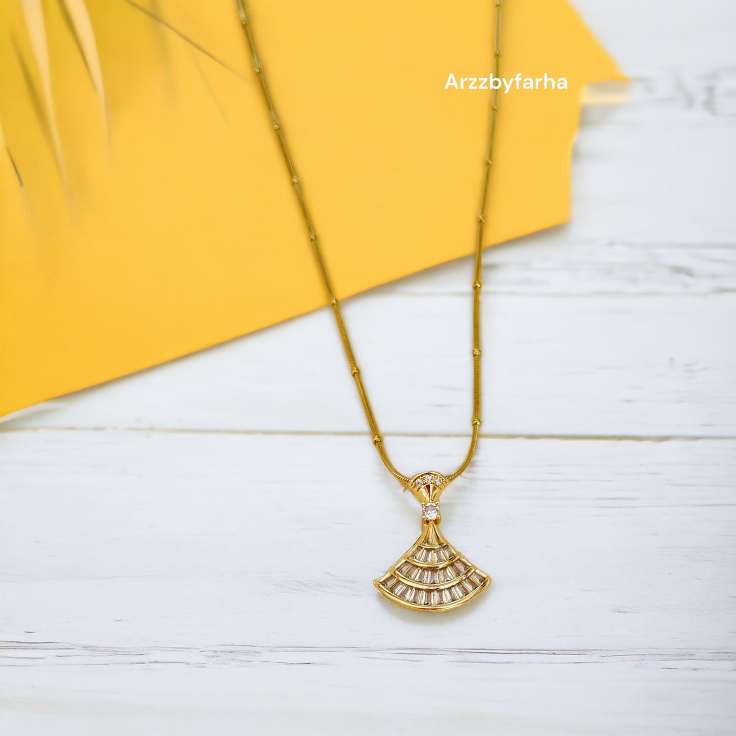 Arise Gold Plated Necklace