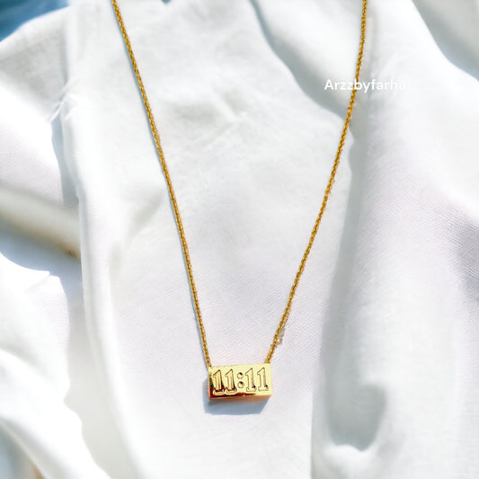 11:11 Pendant Chain Necklace