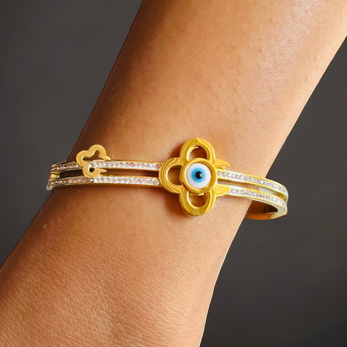Evil Eye Cuff Bracelet
