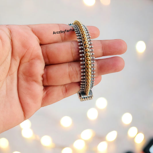 Dual Tone Screwable Bangle