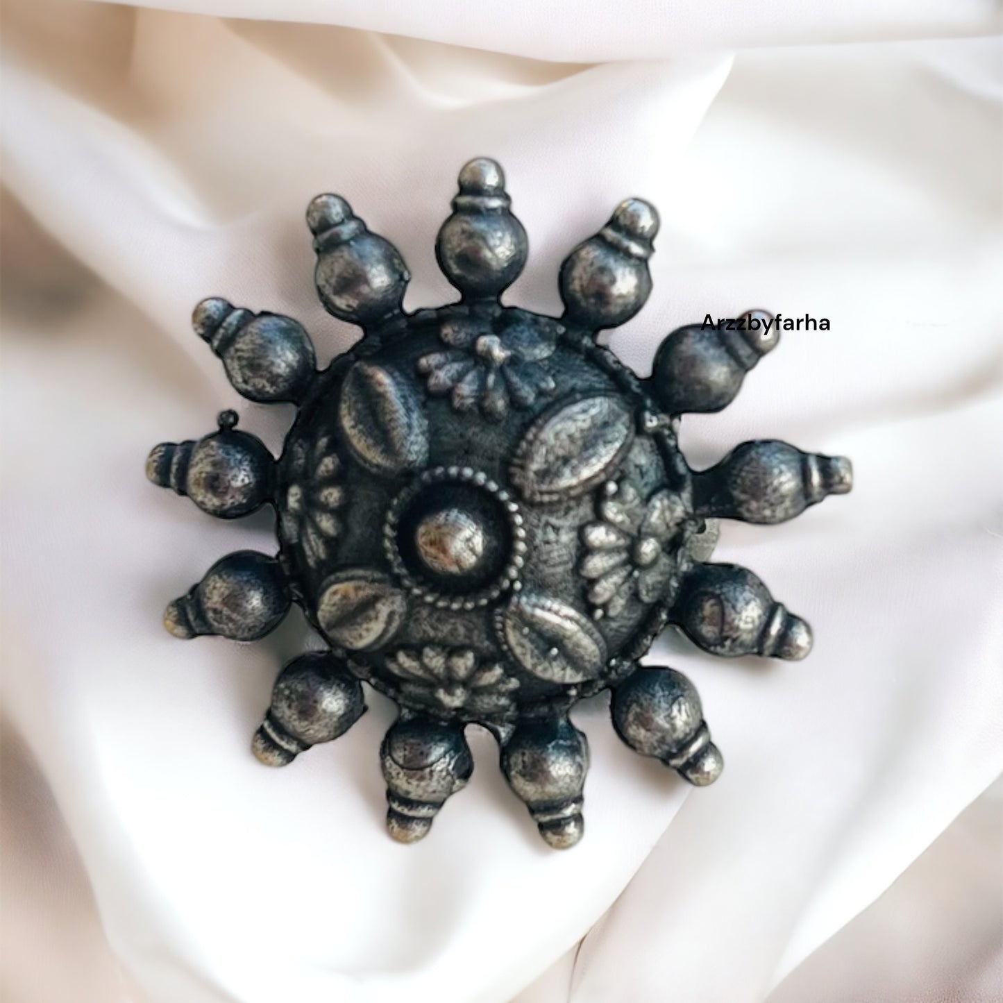 Oxidised Silver Finger Ring