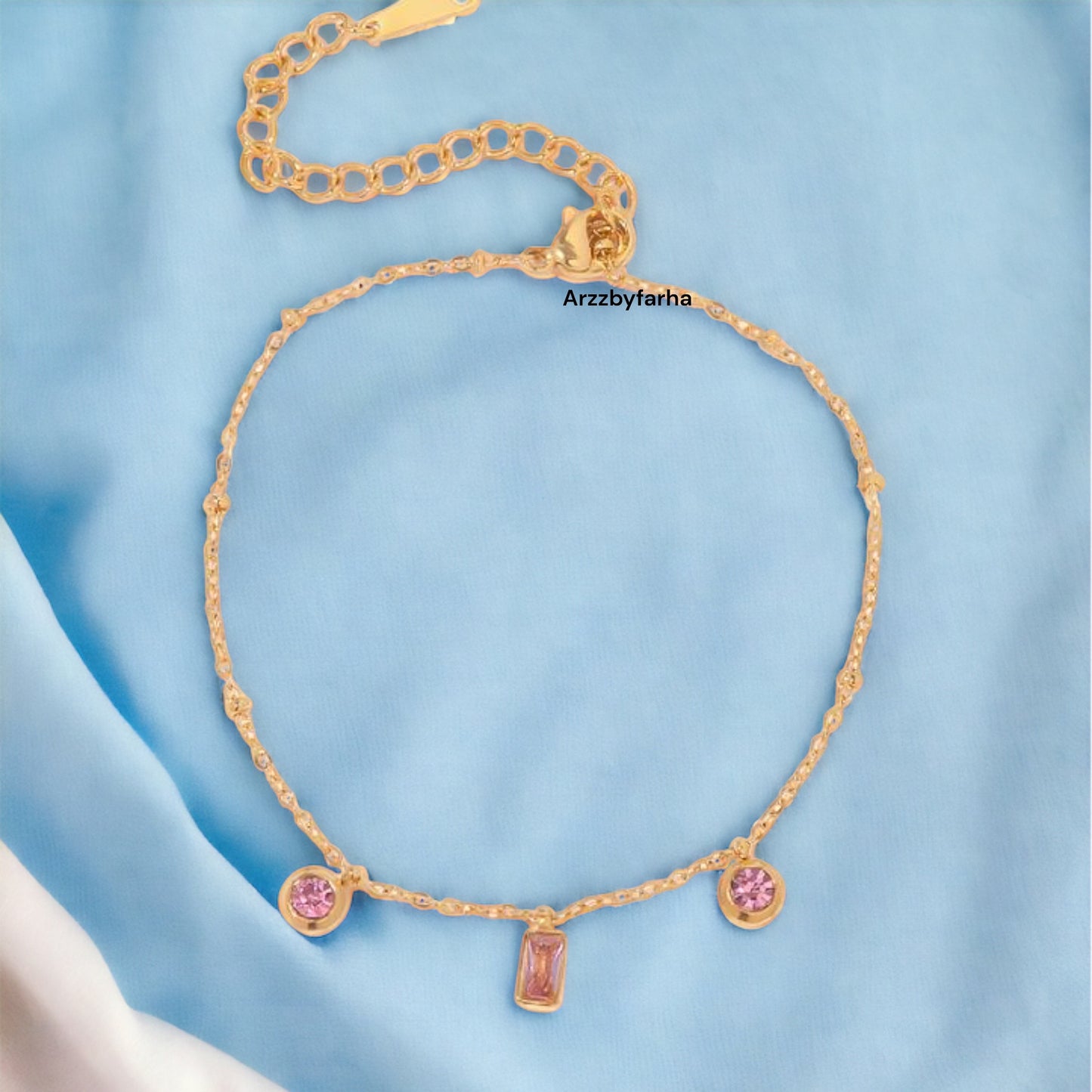 Pink Charm Bracelet