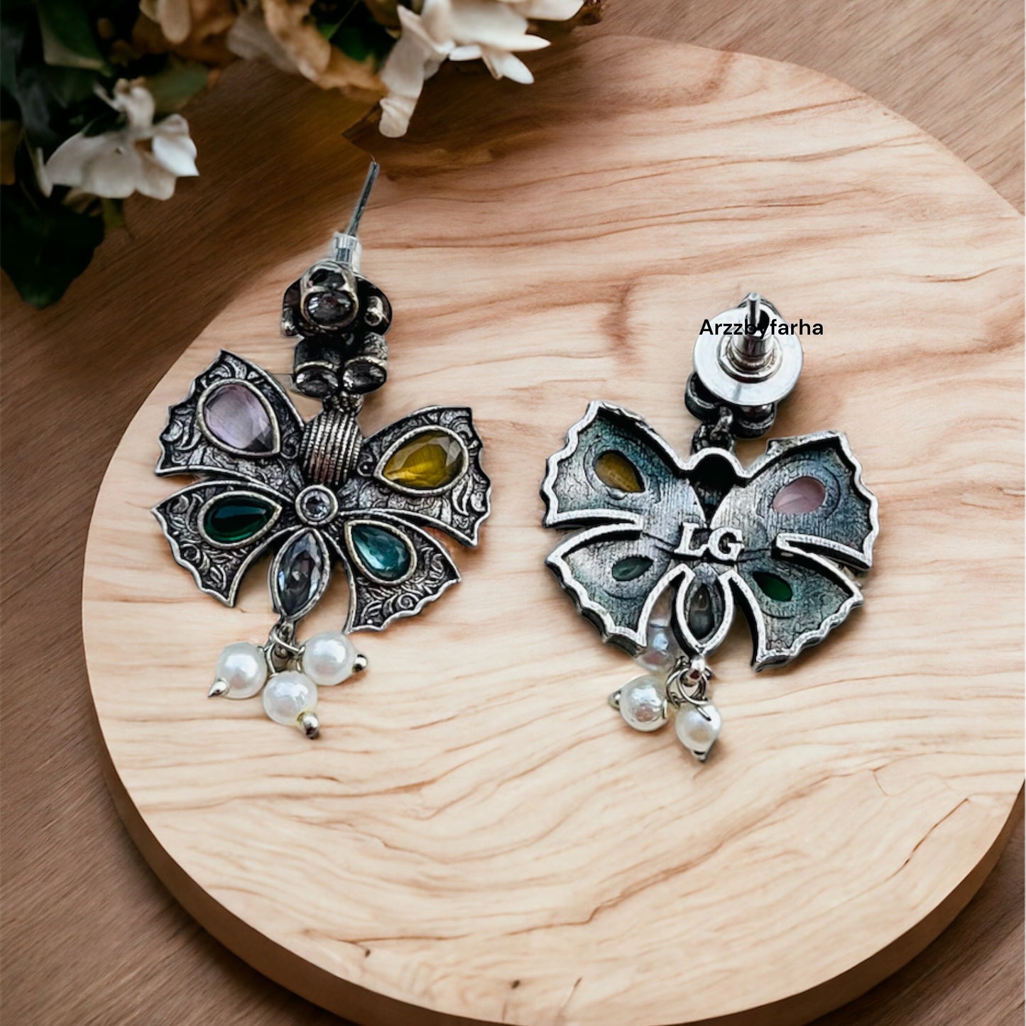 Multicolor Butterfly Earring