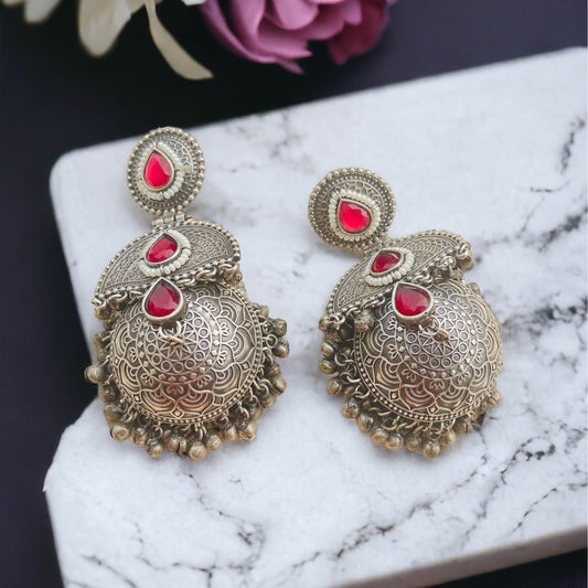 Shahnaz Ghungroo Jhumkas Earring