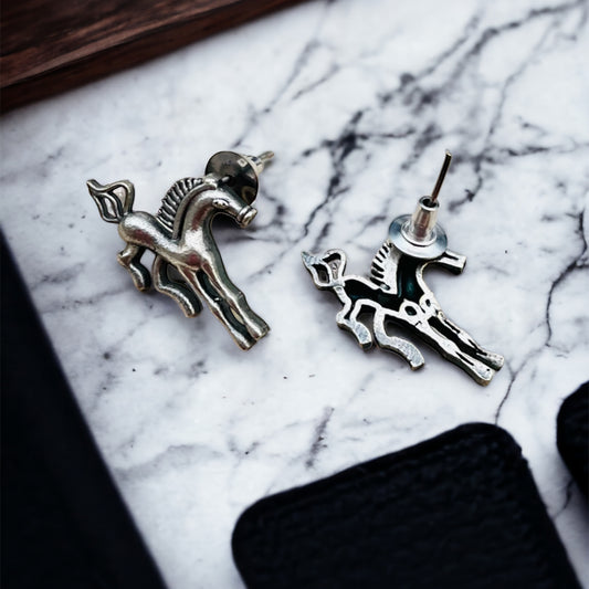 Running Horse Studs Earring