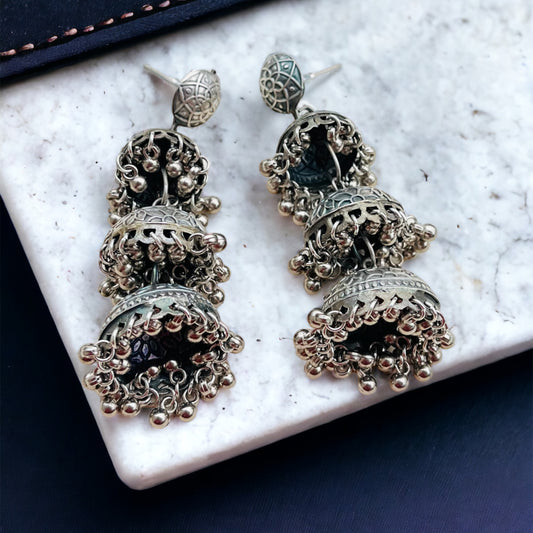 Alia Inspired 3 layered Jhumka Earring