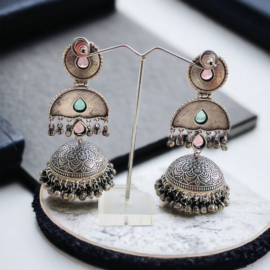 Shahnaz Ghungroo Jhumkas Earring