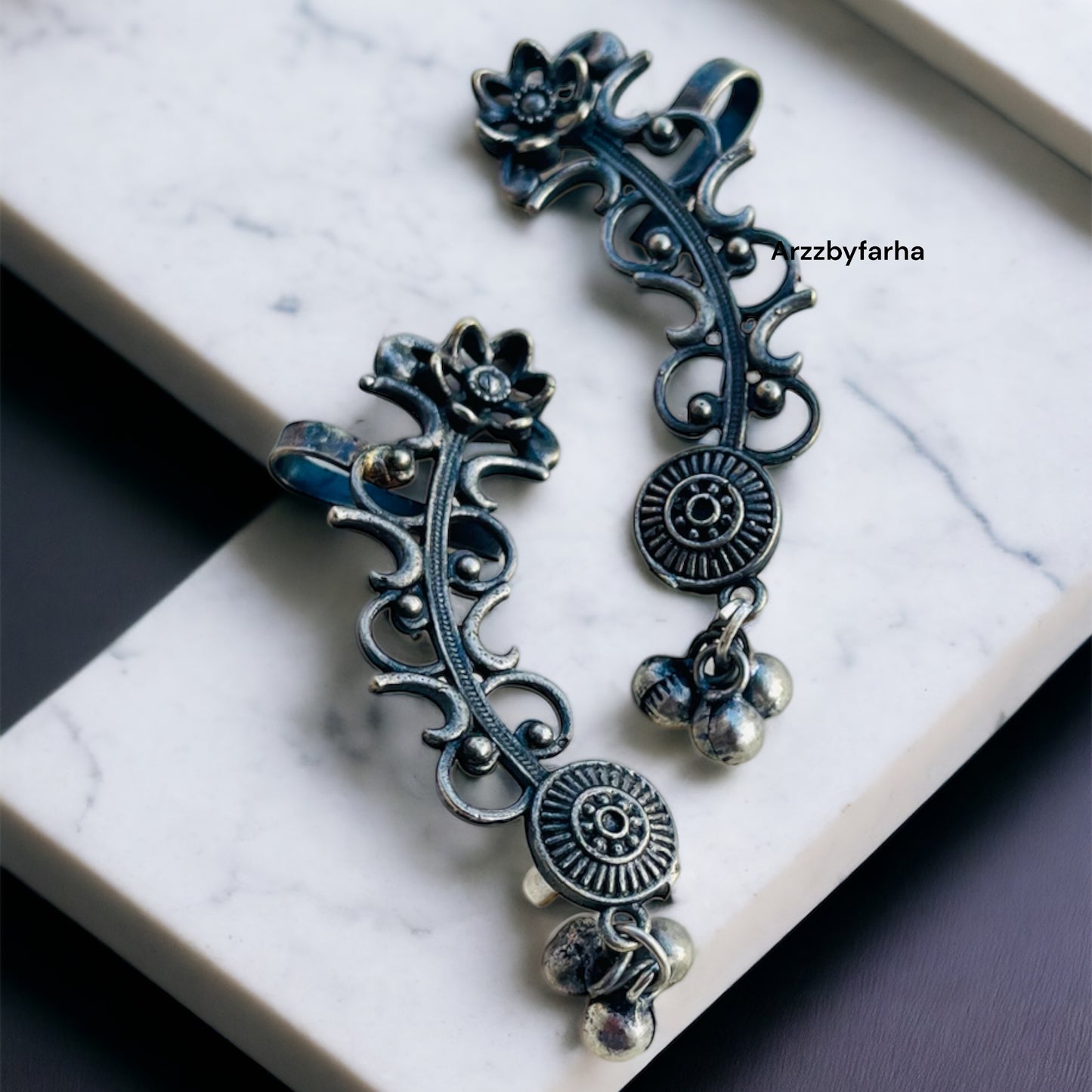 Oxidised Earcuffs Earrings