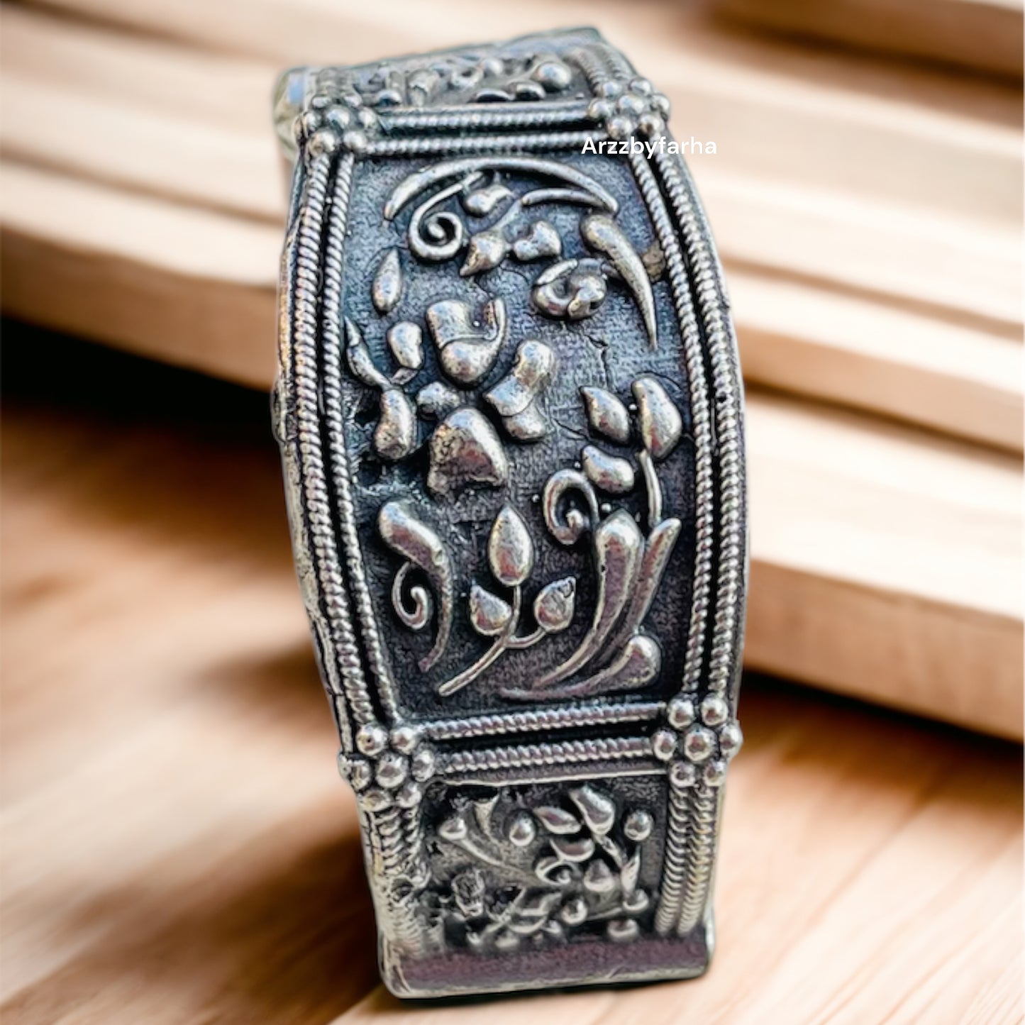 Oxidised Screwable Bangle