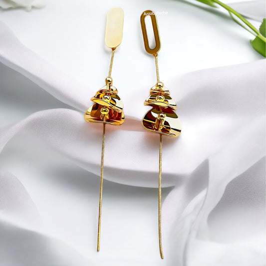 Luxe Mismatch Drop Earrings