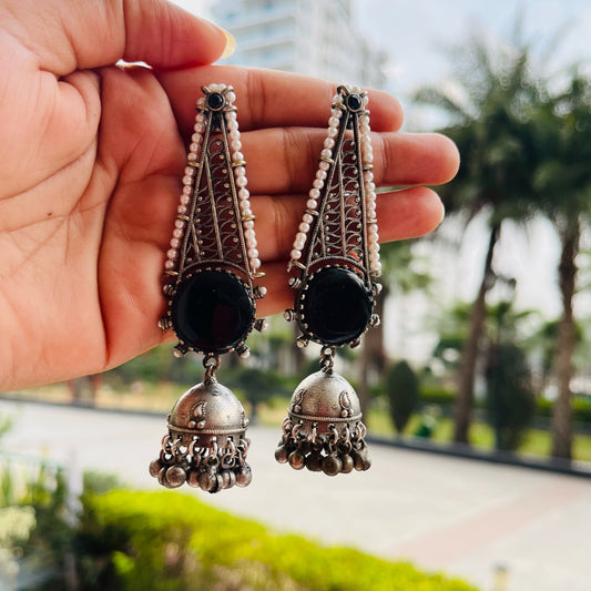 Raha Drop Jhumka Earrings