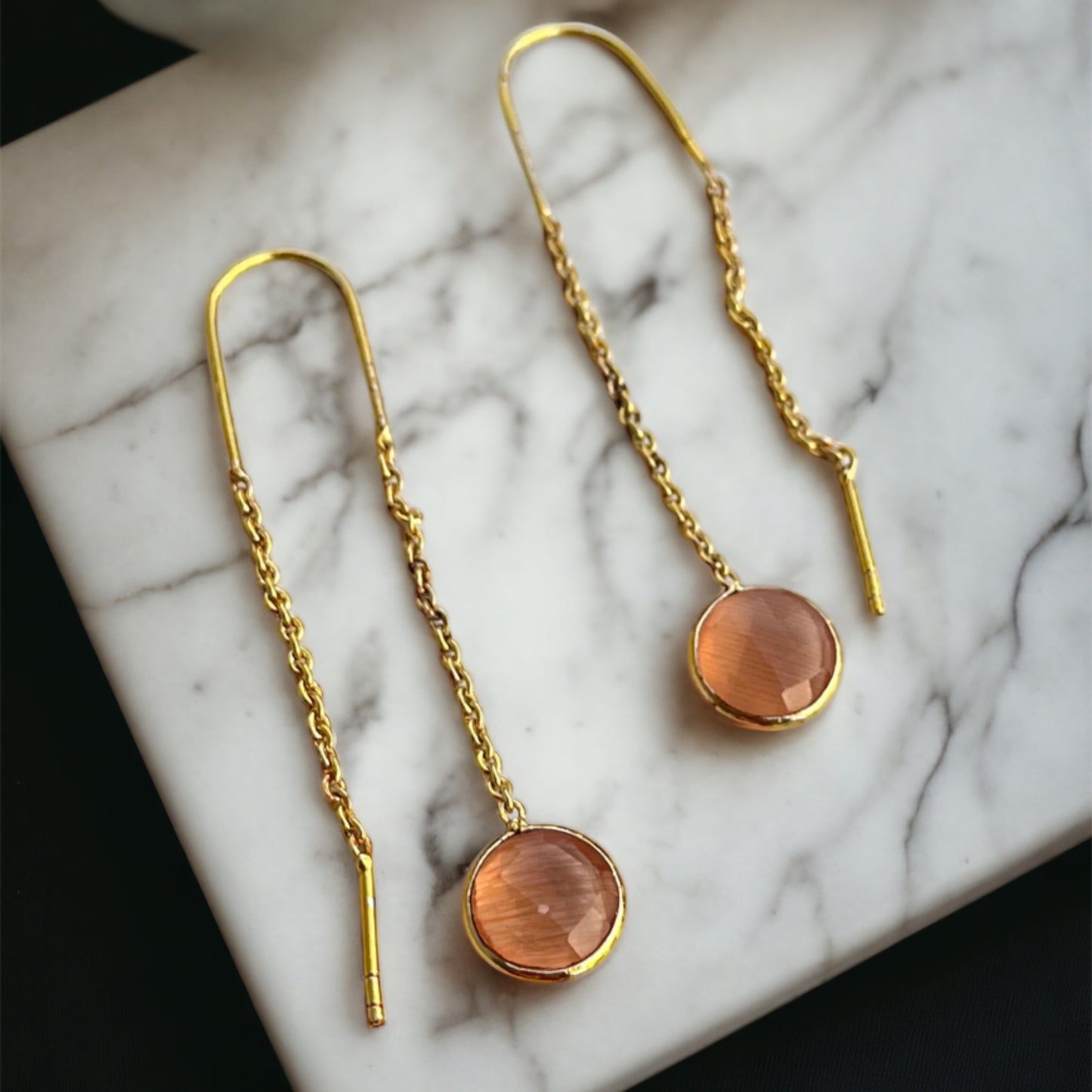 Sui Dhaga Stone Earrings