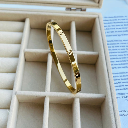 Gold Bangle Bracelet