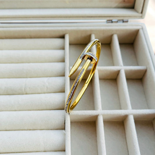 Nail Bangle Bracelet