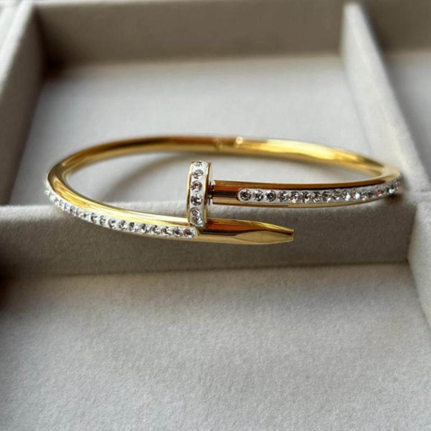 Nail Bangle Bracelet