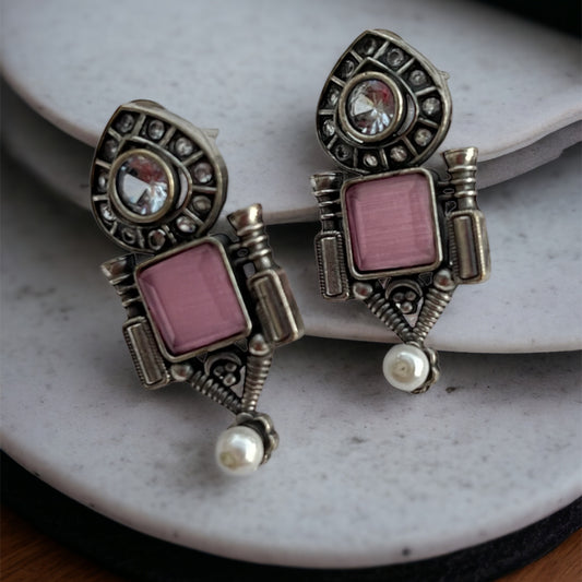Small Pink Earrings