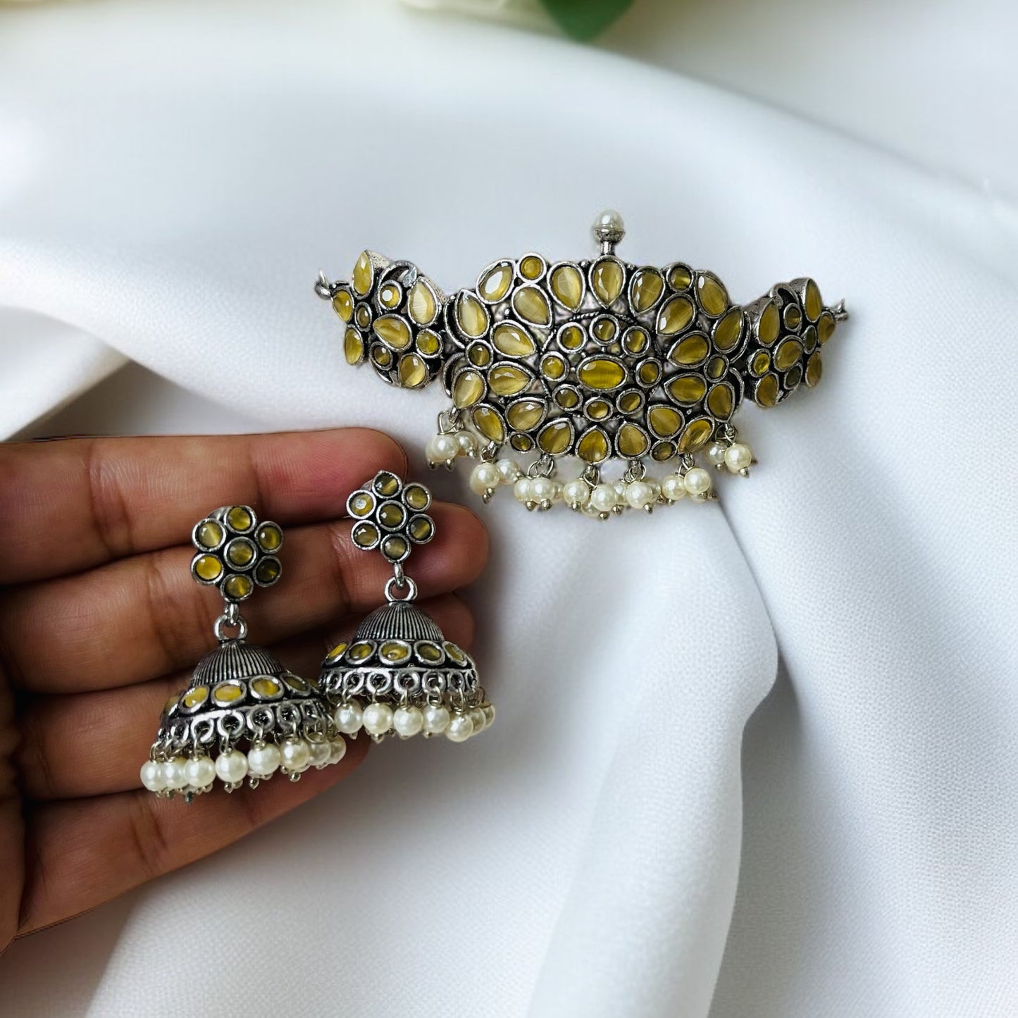 Hiba Choker Necklace Set