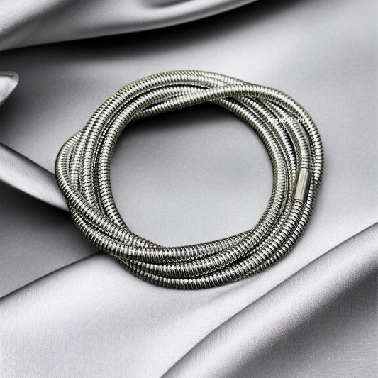 Luxe Silver Plated Adjustable Bracelet