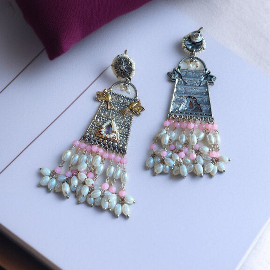 Dipti Dual Tone Earrings