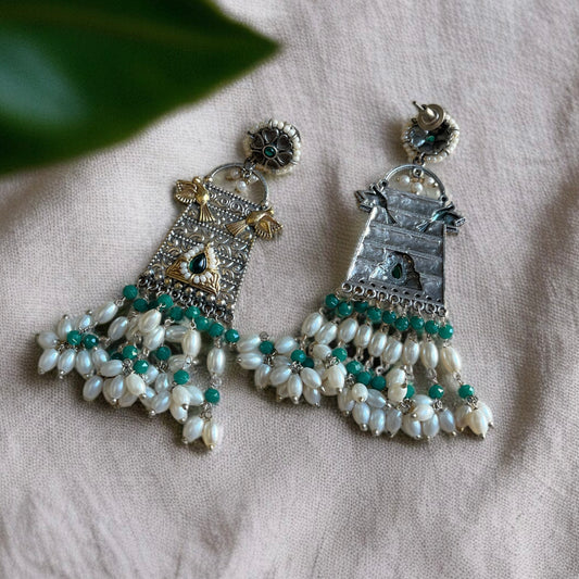 Dipti Dual Tone Earrings