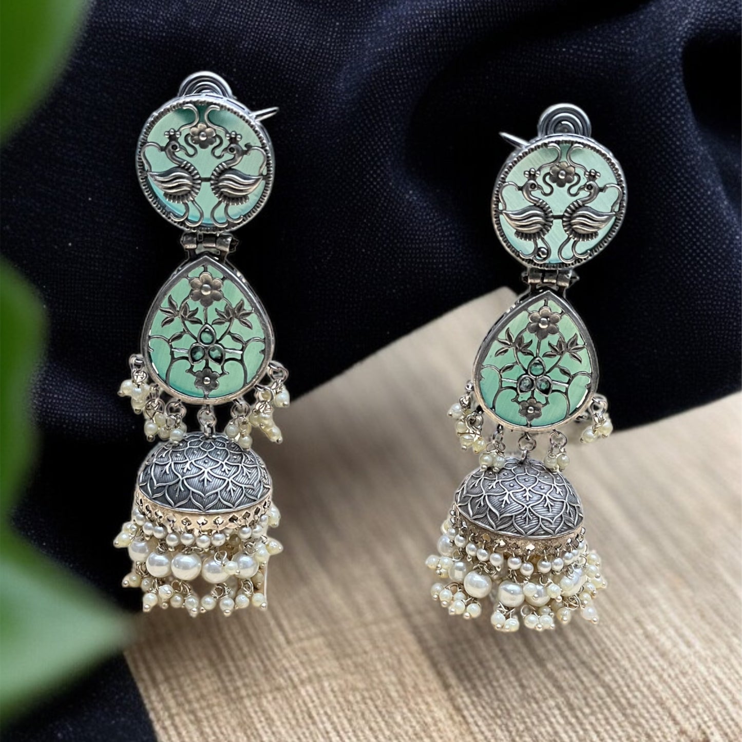 Mrunal MOP Jhumkas Earring