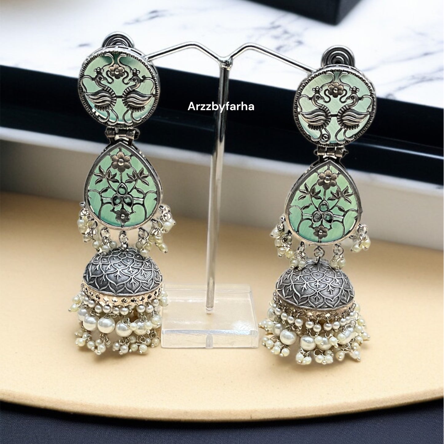 Mrunal MOP Jhumkas Earring