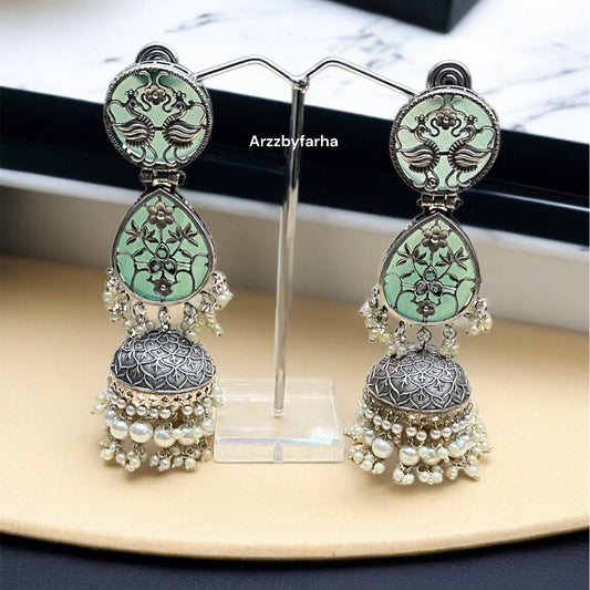 Mrunal MOP Jhumkas Earring