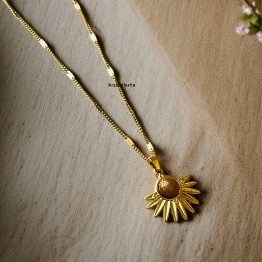 Brown Sunshine Necklace