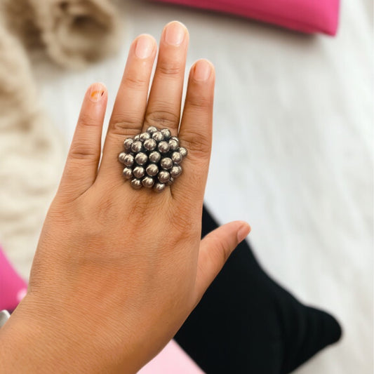 Ghungroo Studs & Finger Ring Combo