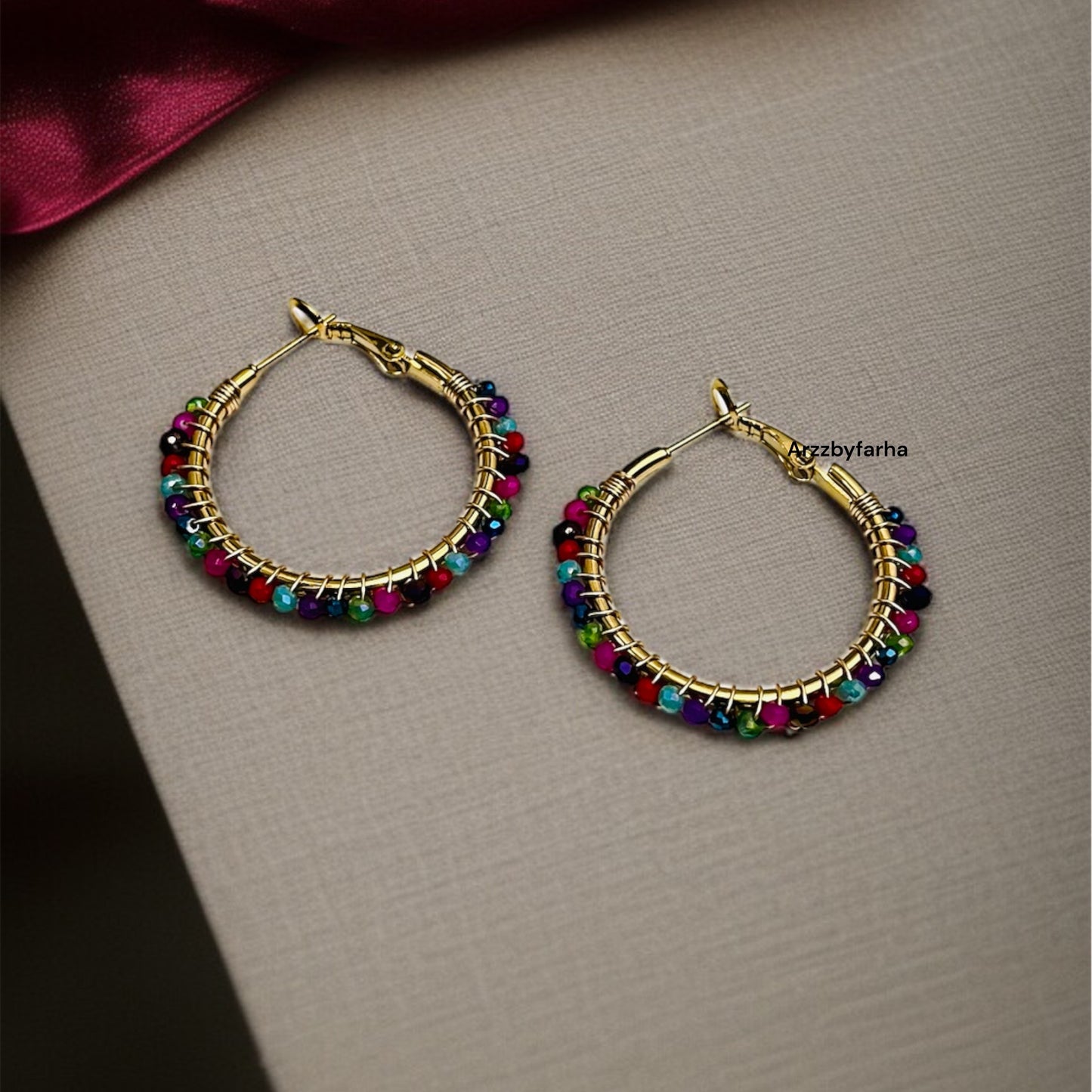 Multicolor Hoop Earrings