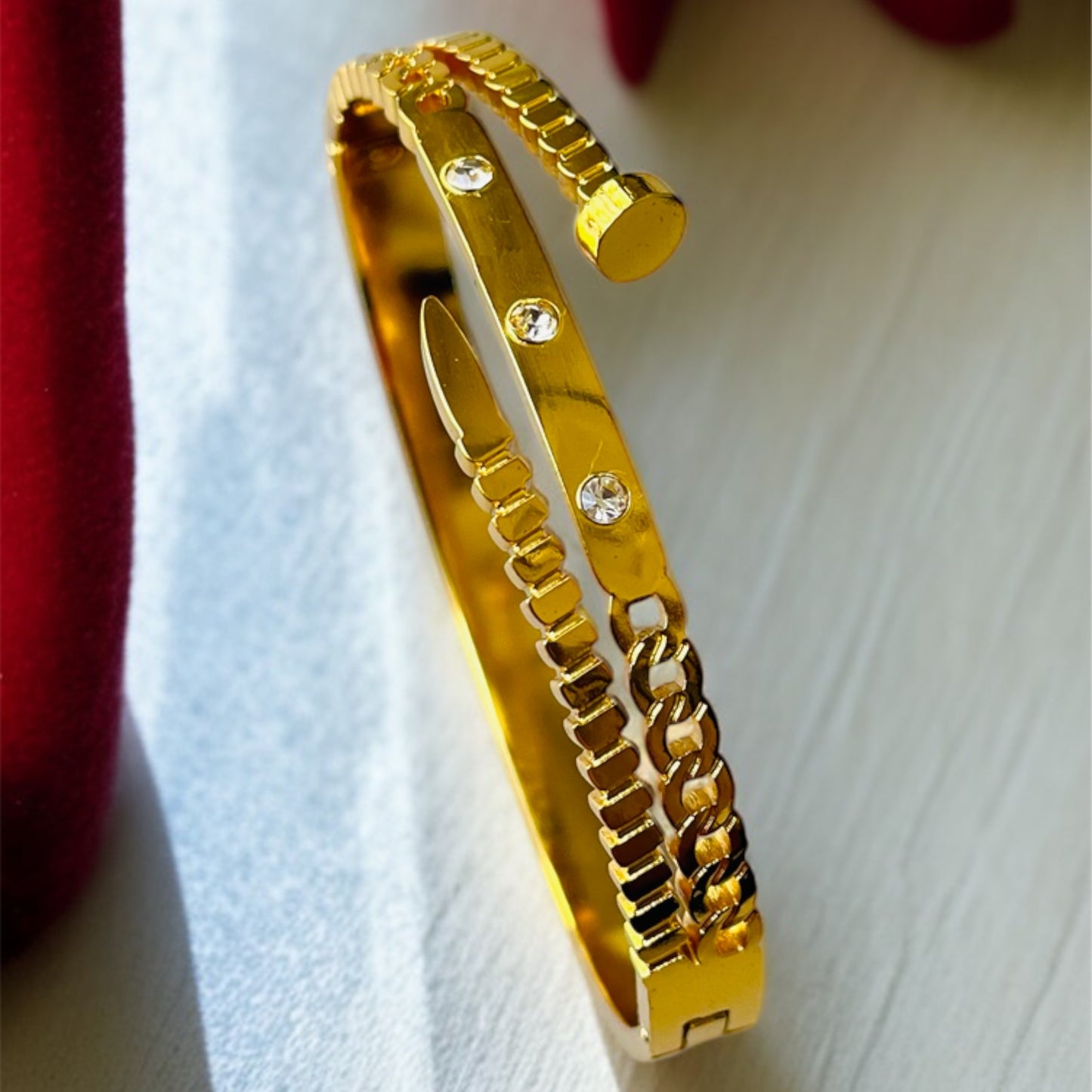 Brand Inspired Bangle Bracelet