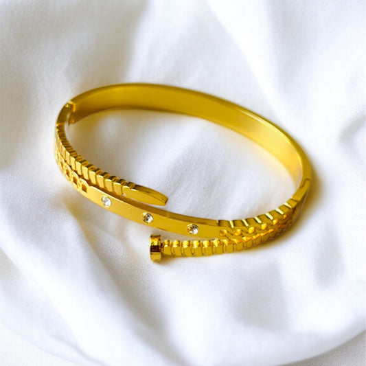 Brand Inspired Bangle Bracelet