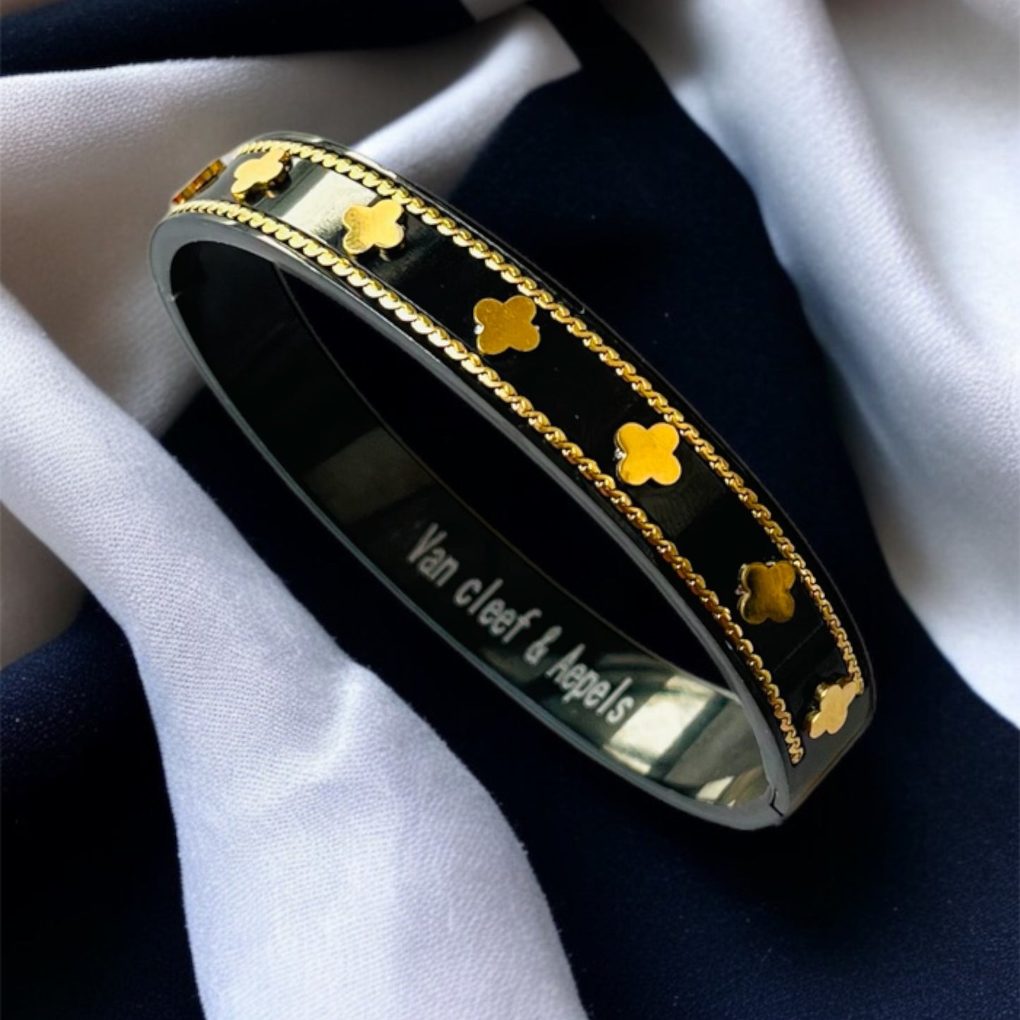 Black Van Cleef Bangle Bracelet