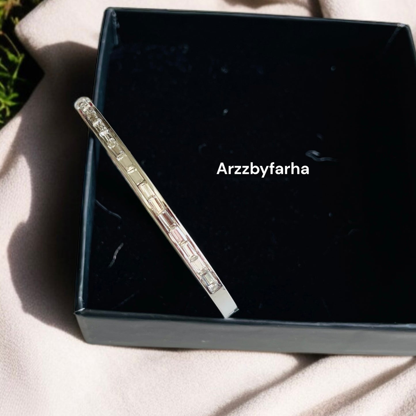 Luxe Zircon Studded Bangle Bracelet
