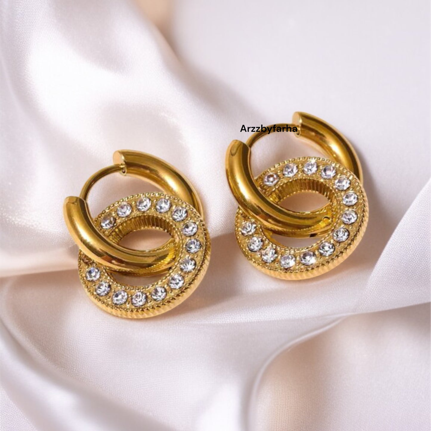 Luxe Ring Hoop Earrings