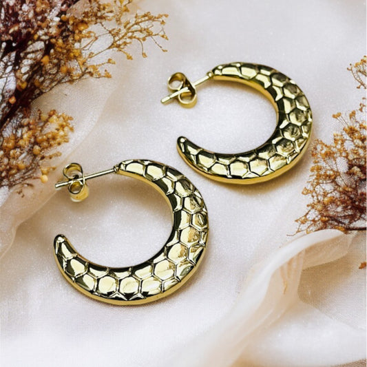 Anti Tarnish Gold Earrings