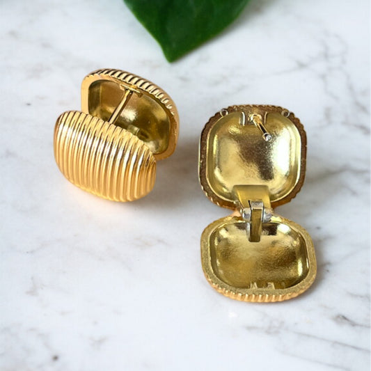 Square Gold Xuping Earrings