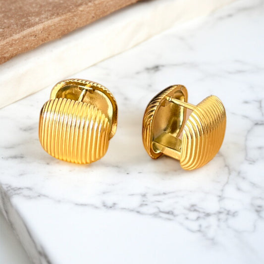 Square Gold Xuping Earrings