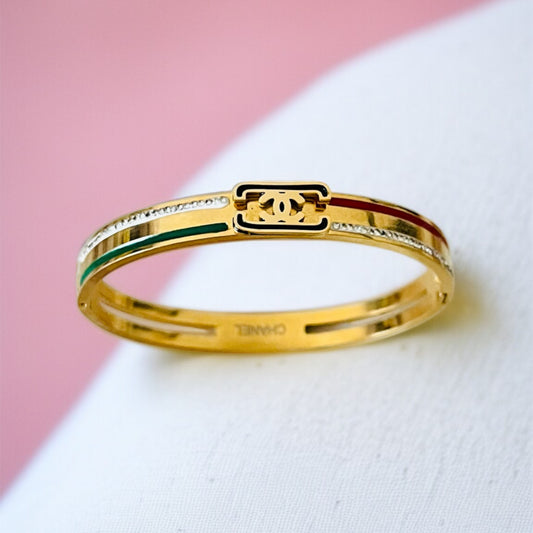 Brand Inspired Bangle Bracelet